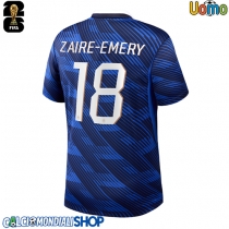 Maglie da calcio Francia Warren Zaire-Emery #18 Prima Maglia Mondiali 2026  Manica Corta